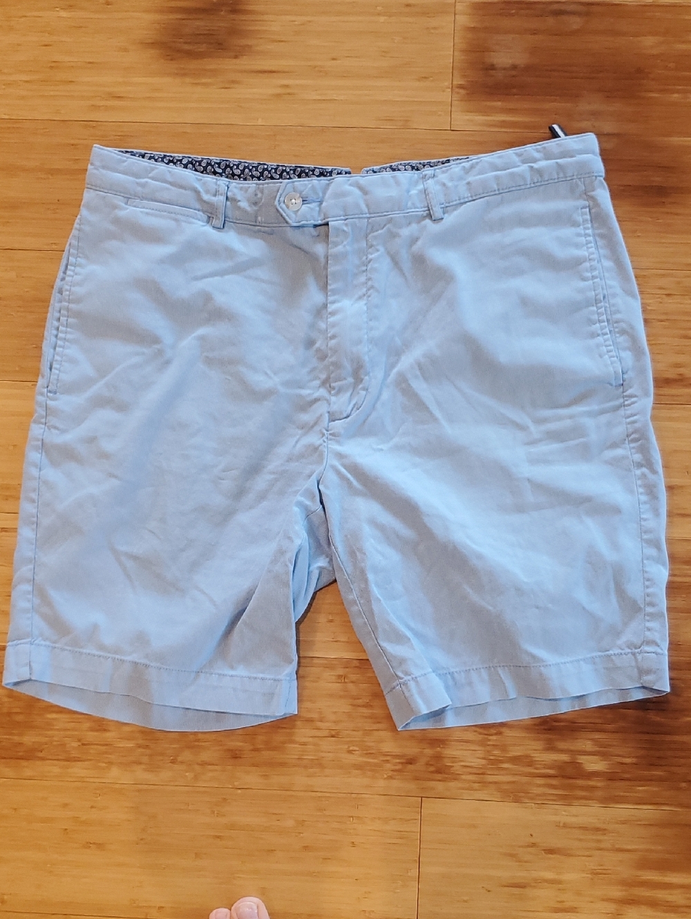 Classic  Cremieux Light Blue Men’s Cotton Shorts